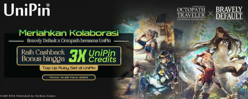 Meriahkan 100 Hari Octopath Traveler bersama UniPin – Raih Bonus hingga 3X Lipat!